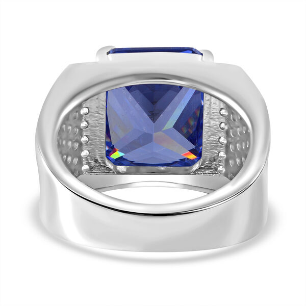 LUSTRO STELLA Wei&szlig;er und tansanitfarbener Zirkonia - 12,03 ct. image number 4