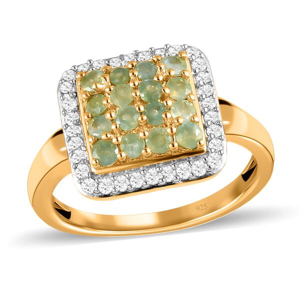 Alexandrit und weißer Zirkon-Ring - 0,80 ct. image number 4