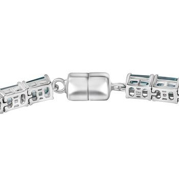 D'Joy AAA blaues Zirkon 20cm Armband - 34,24 ct.