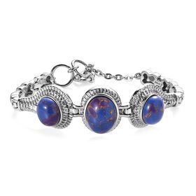 Lila Türkis 18cm Armband - 25 ct.