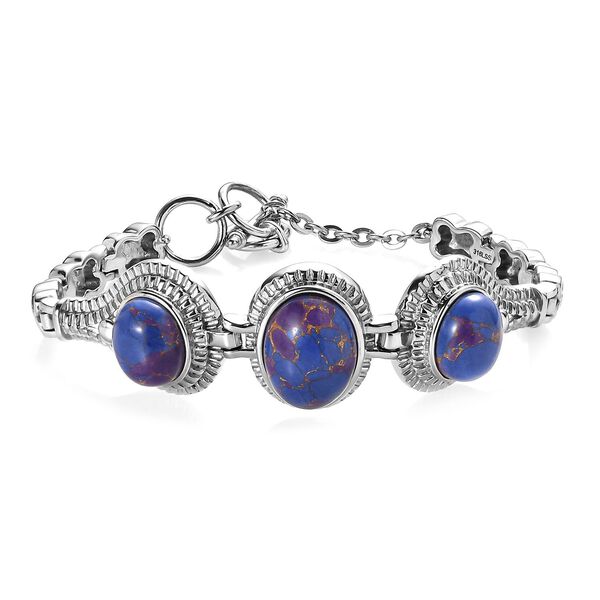 Lila T&uuml;rkis 18cm Armband - 25 ct.