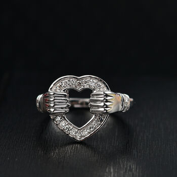 LUXURIANT SI Labor Diamant Ring, 925 Silber rhodiniert - 0,24 ct.