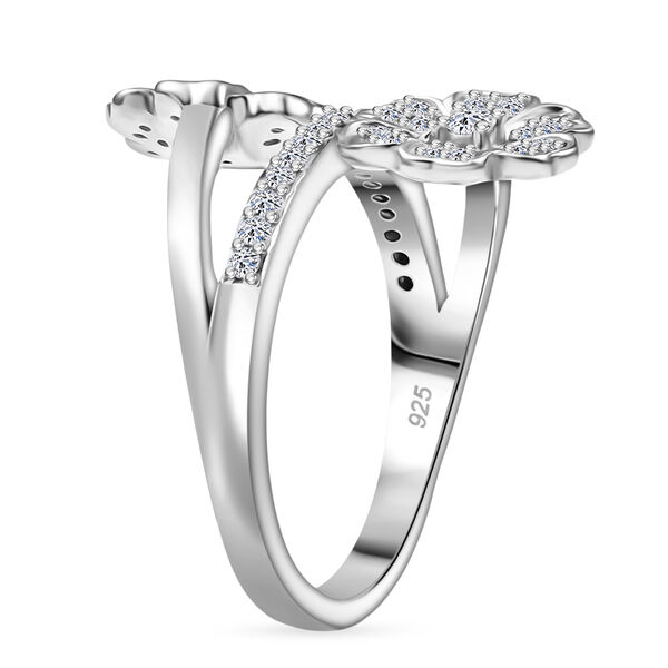 LUXURIANT DIAMOND - Lab Grown Diamant SI-GH Ring 925 Silber rhodiniert (Größe 19.00) (10-15 Werktage Lieferzeit) ca. 0.50 ct image number 5