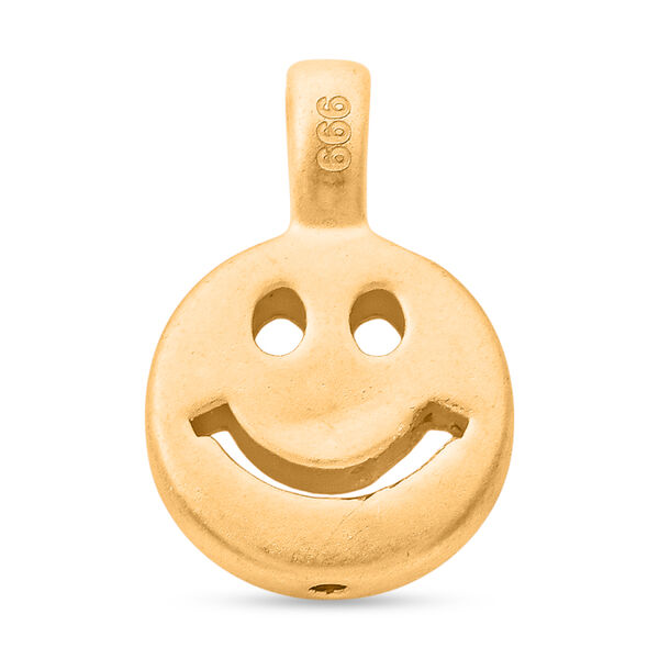 Smiley Anhänger in 999 Gold image number 4