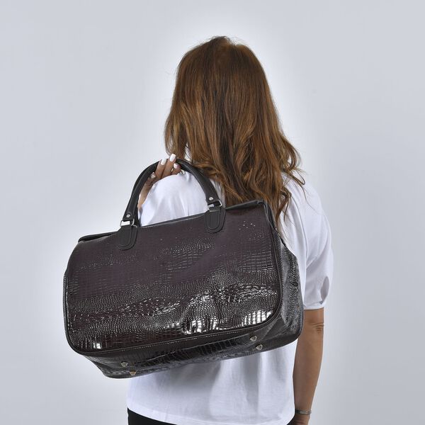 Passage Reisetasche aus naturfreundlichem Kunstleder, 45x20x32cm, Kaffee image number 3