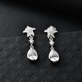 J Francis gefertigt mit SWAROVSKI- Zirkonia Ohrringe