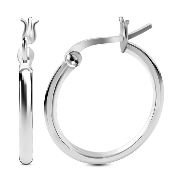 Schlichte Creolen, 925 Silber ca. 2,10g image number 0