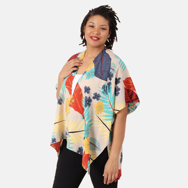 Muster Kimono, Einheitsgröße, Mehrfarbig image number 3