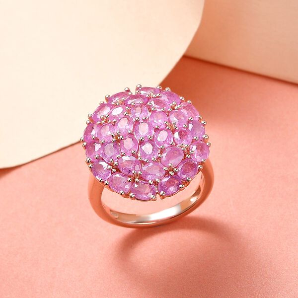 Ilakaka Rosa Saphir-Ring - 7,47 ct. image number 2