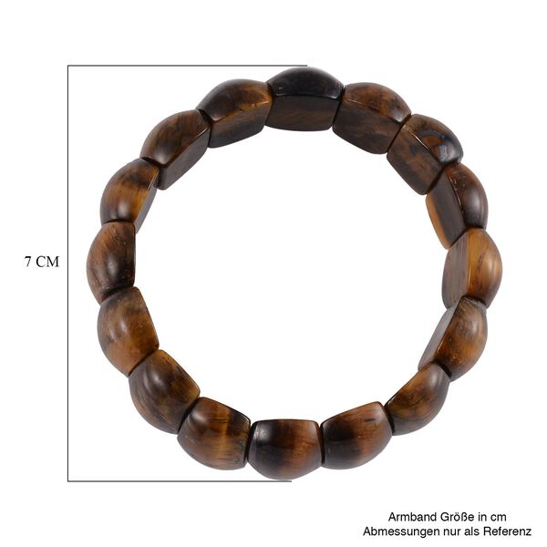 Tigerauge Armband, ca. 367,40 ct. image number 5