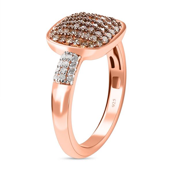 Nat&uuml;rlicher Champagner-Diamant-Ring - 0,50 ct. image number 4