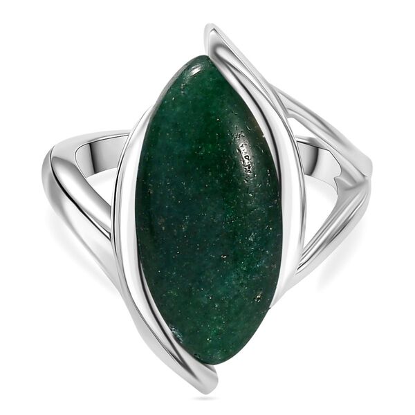 Gr&uuml;ner Aventurin Ring - 8,02 ct.