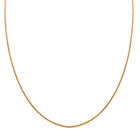 Italienische Veneziener Boxkette ca. 45 cm, 925 Silber Vergoldet ca. 3,89g