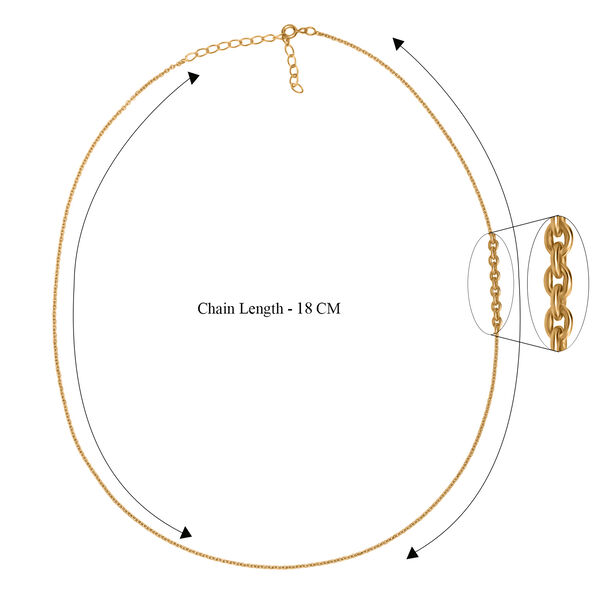 Singapurkette, 925 Silber 750 Gelb Vergoldet, ca. 45 cm + 5 cm Extender, ca. 2,16g image number 6