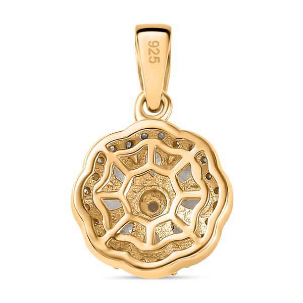 Alexandrit  und Moissanit Anhänger - 1,13 ct. image number 5