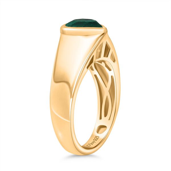 D'Joy Smaragd Triplett Quarz Ring - 2,18 ct. image number 5