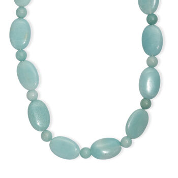 EverTrue Amazonit 45+2,5cm Halskette - 210 ct.