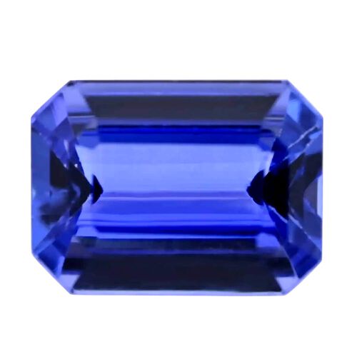 AAAA-Tansanit, facettierter Achteckschliff, 7 x 5 mm, 1,00 Karat image number 0