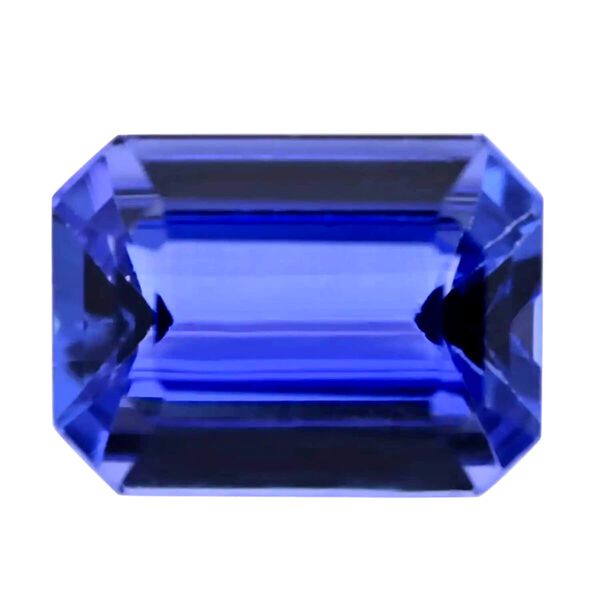 AAAA-Tansanit, facettierter Achteckschliff, 7 x 5 mm, 1,00 Karat image number 0