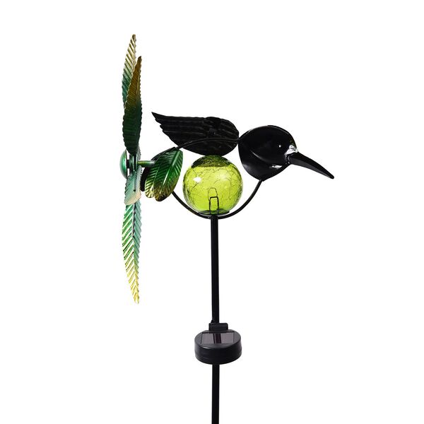 Solarbetriebener Windspinner: Gr&uuml;ner Vogel image number 5