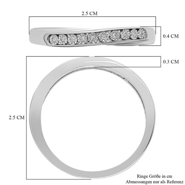 Half Eternity Diamant Ring image number 6