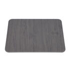 Kabelloses Ladegerät Mauspad, PU Holzmaserung, 30x22 cm, USB-Kabel 100 cm, Schwarz