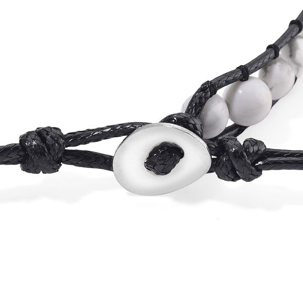 Flexible wei&szlig;e Howlith Halskette - 80 ct. image number 6