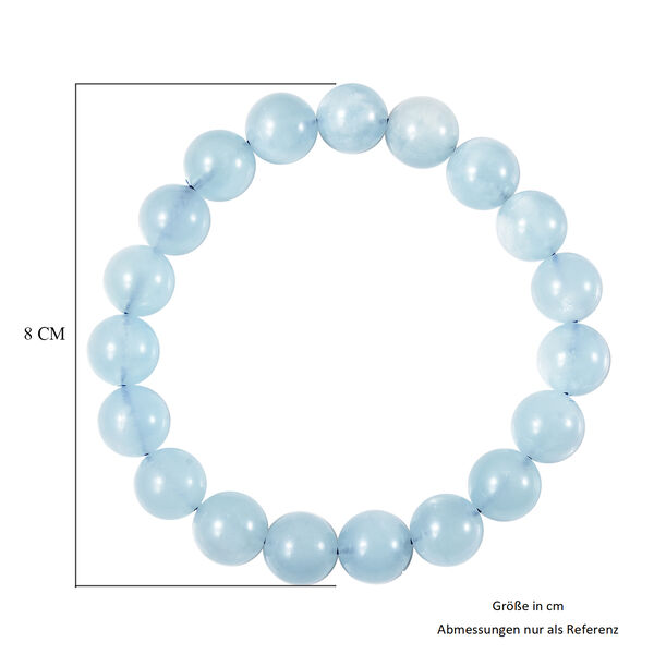 Flexibles Aquamarin-Armband, 16,5-18 cm, ca. 158,50 ct image number 4