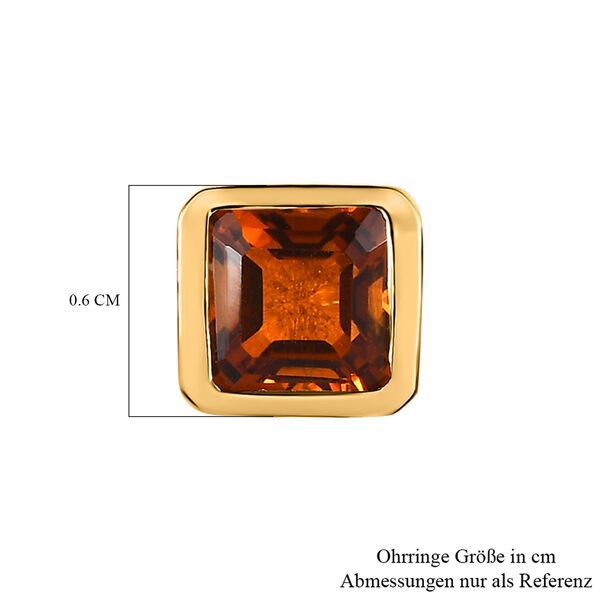 AA Madeira Citrin Ohrringe - 1,20 ct. image number 4