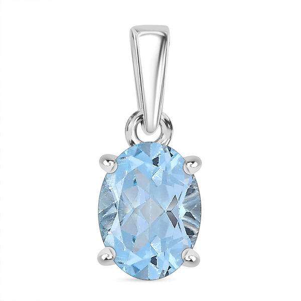 Himmelblauer Topas Anh&auml;nger - 1,55 ct.