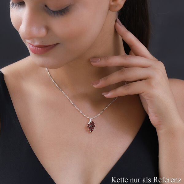 Roter Granat-Anh&auml;nger, 925 Silber ca. 1,81 ct image number 2