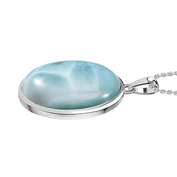 AA Larimar Anh&auml;nger mit 45 cm Kette- 25,50 ct. image number 4