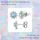 Sternchen kaleidoskopische Welo Opal und Zirkon-Ohrstecker image number 8