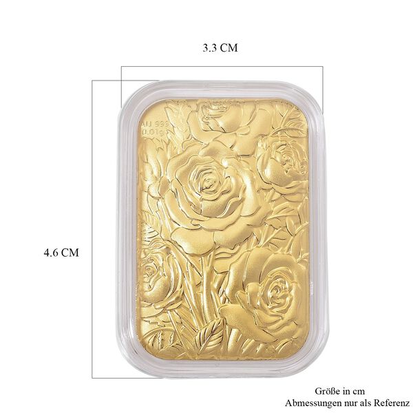 Rosen-Barren in 999er Gold image number 5