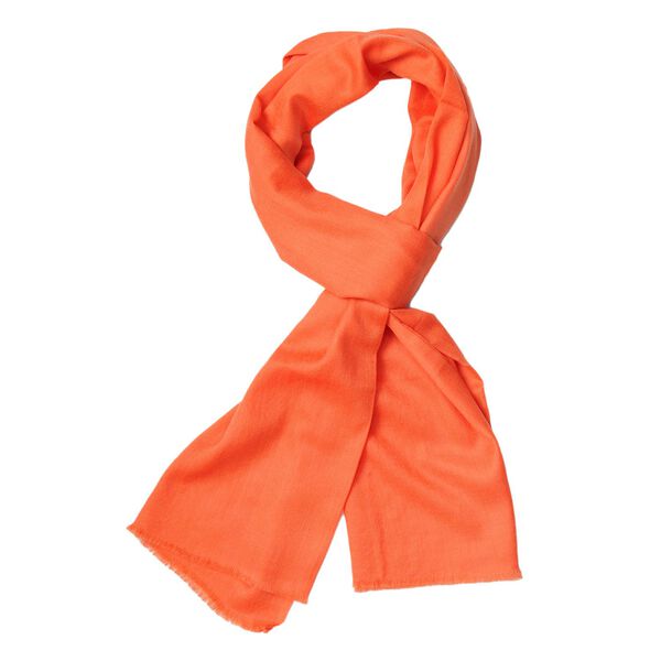 LA MAREY - Kaschmirwolle Schal, Orange image number 3