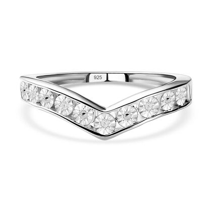 Weißer Diamant-Ring