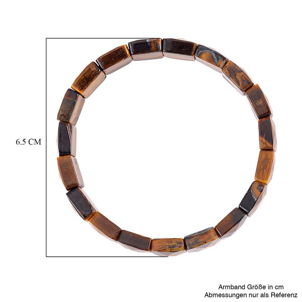 Gelbes Tigerauge Armband, 18 cm, ca. 138.40 ct image number 3