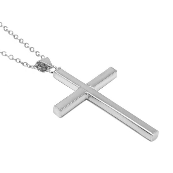 Kreuz Anh&auml;nger mit Kette, 925 Silber ca. 45 cm ca. 3,00g