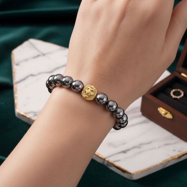 Terahertz Löwe Armband ca. Flexibles cm Nickelfreies Messing ca. 135.00 ct image number 3