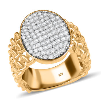 Moissanit Ring - 0,83 ct.