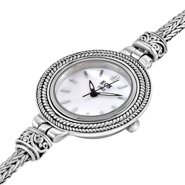 Royal Bali Kollektion- Tulang Naga-Uhr in Silber, 19 cm, 29,79g image number 5