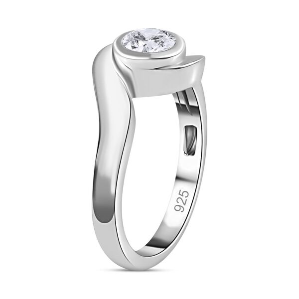 Moissanit Ring, ca. 0,46 ct image number 5