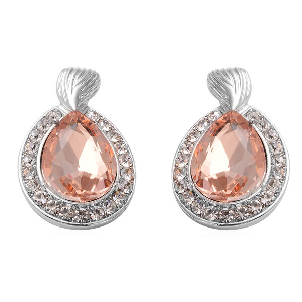 Simuliertes, braunes und weißes Kristall-Schmuckset - 55,53 ct. image number 6