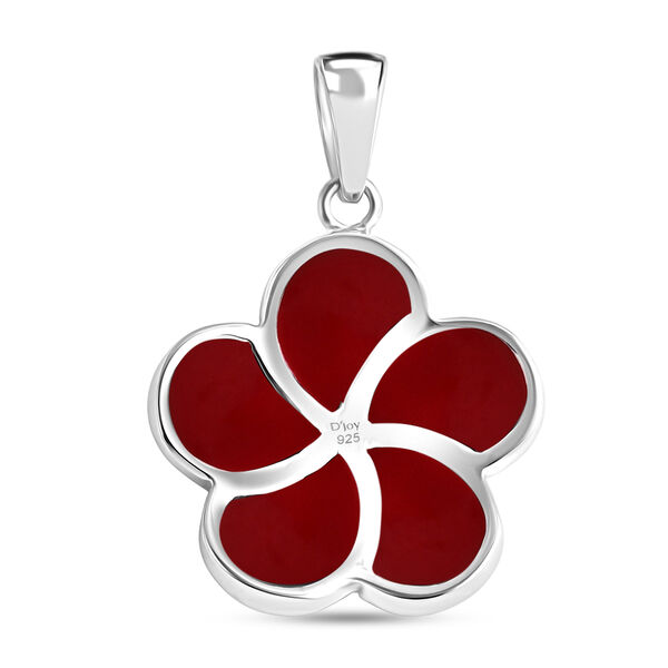 D'Joy Royal Bali Koralle Anh&auml;nger 925 Silber image number 4