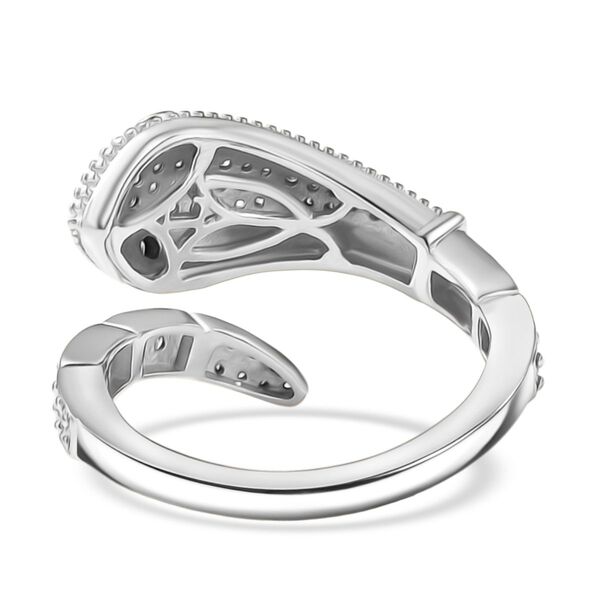 LUXURIANT SI-GH Labor Diamant Ring, rhodiniert 925 Silber - 0,50 ct. image number 5