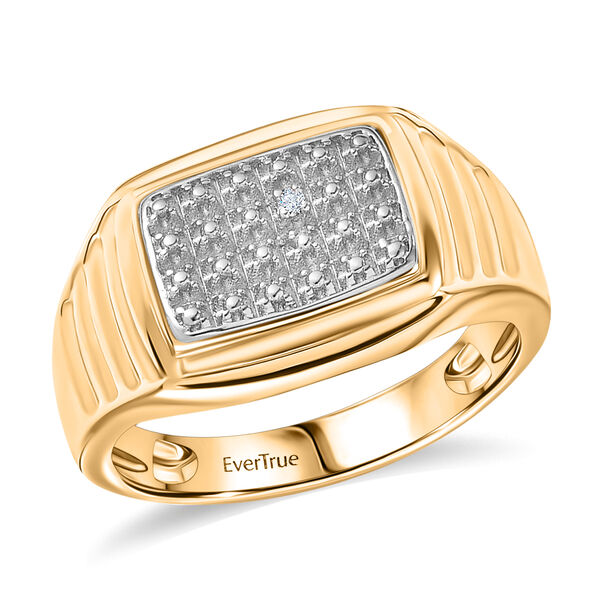 EVER TRUE Wei&szlig;er Diamant Ring Nickelfreies Messing (Gr&ouml;&szlig;e 16.00) ca. 0,00 ct image number 2