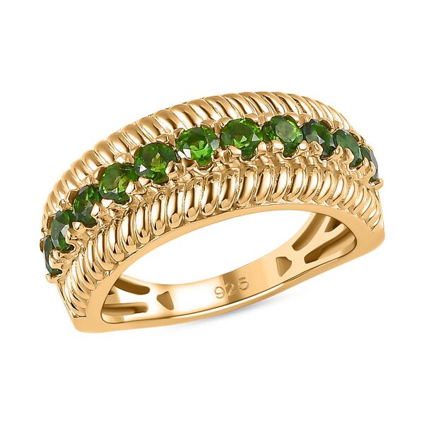 Natürlicher Chromdiopsid-Ring - 0,89 ct. image number 4