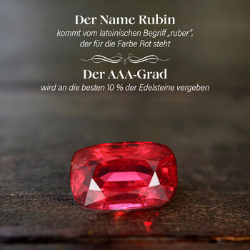 AAA Montepuez-Rubin und Diamant Ring in 585 Gold - 2,77 ct.