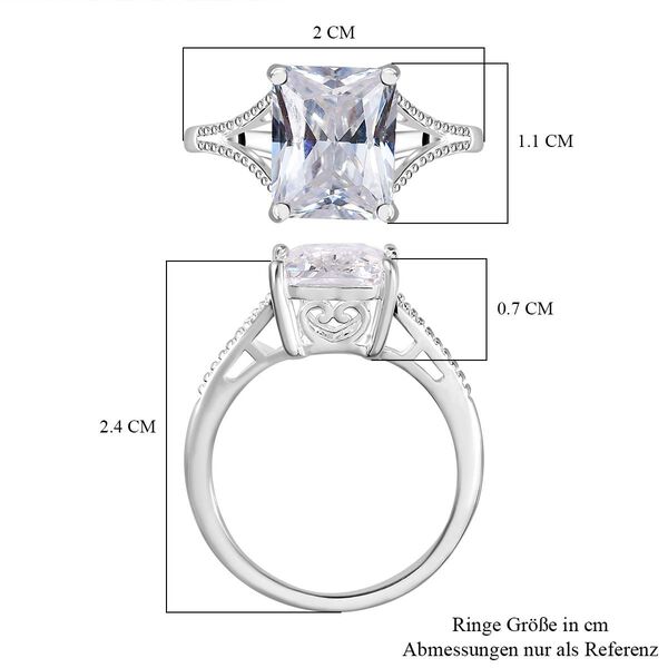 Wei&szlig;er Zirkonia-Ring image number 6