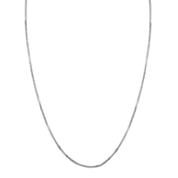 Alternative Margarita Kette, ca. 75 cm, 925 Silber ca. 5,93g